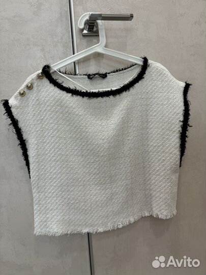 Топ рубашка zara