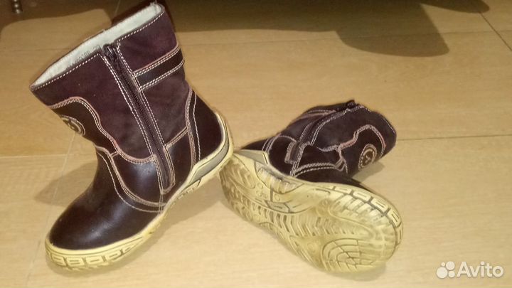 Сапоги р.29 фирма samtioni.натур кожа