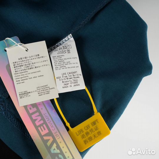 Лонгслив cavempt синий