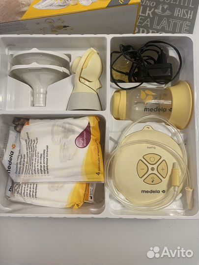 Молокоотсос medela swing flex электрический