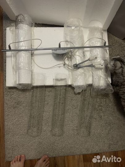 Люстра подвесная потолочная (некомплект)