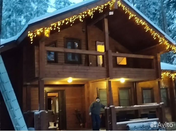 Монтаж уличных гирлянд Работаем строго по договору