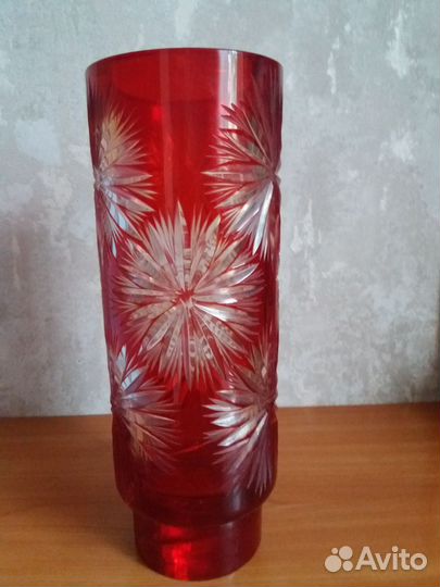 Ваза цветное стекло