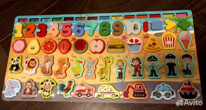 Деревянный сортер монтессори