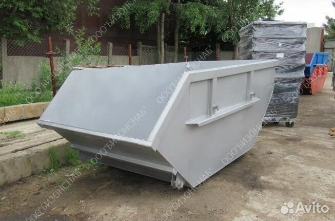 Мусорный бункер металлический 8 м3 Арт 700