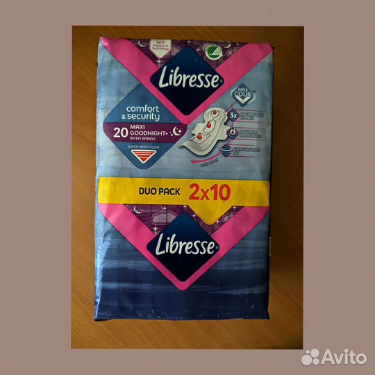 Прокладки Либресс Libresse maxi goodnight+