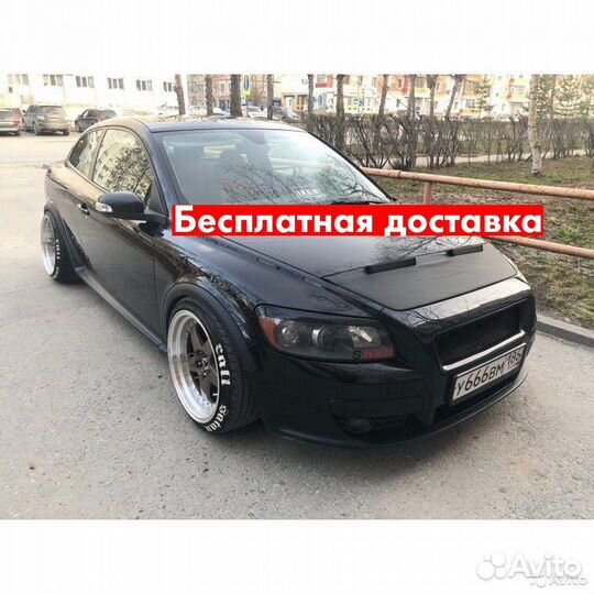 Дефлектор капота Volvo S40 C30 2006-2010