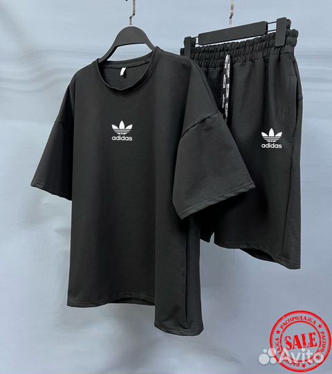 Спортивный костюм adidas (футболка+шорты)
