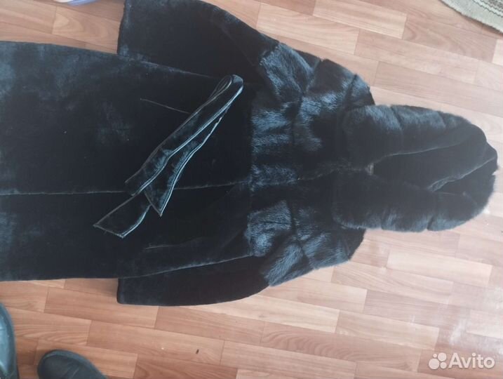 Шуба мутон норка