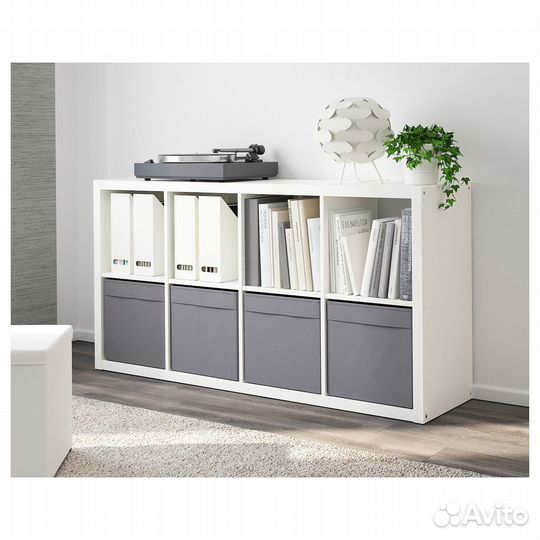 Drona IKEA 104.439.74 Коробка-вставка 33х38х33 серый