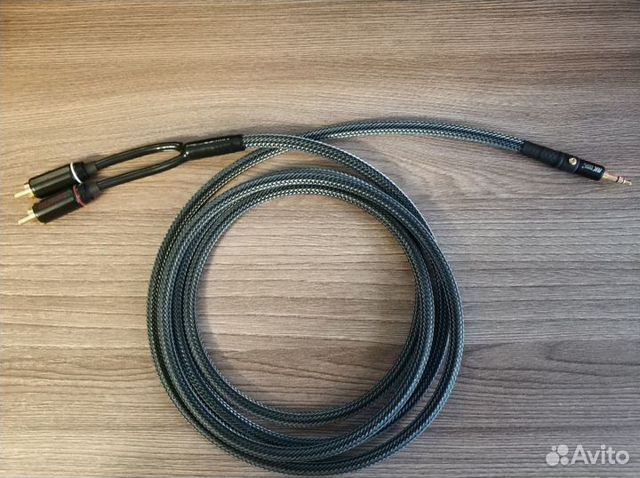 Провод jack 3,5 мм на 2 rca canare l-2t2s(Япония)