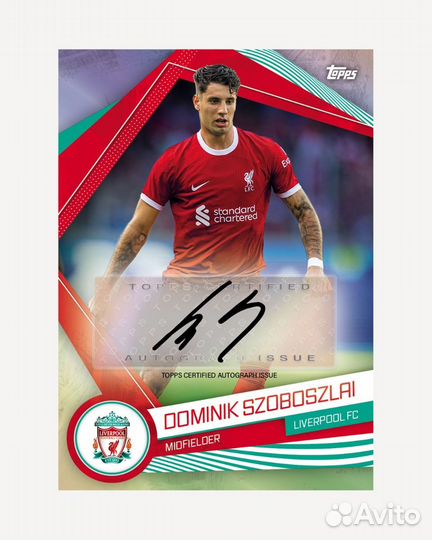 Карточки Topps Match Attax 23/24 Liverpool set