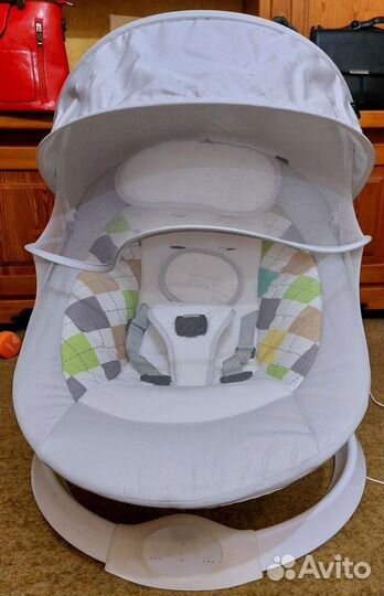 Детские электрокачели шезлонг для новорожденных