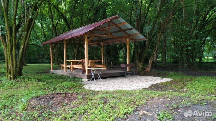 База отдыха, баня на дровах