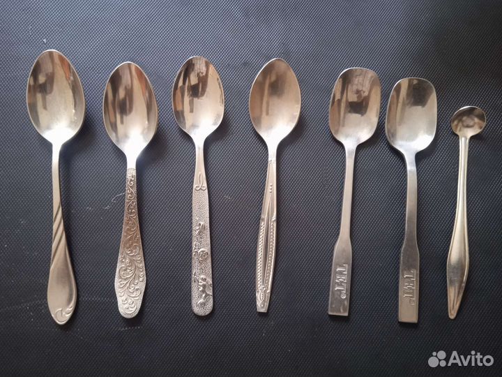 Ложки, вилки, ножи нерж, мельхиор СССР