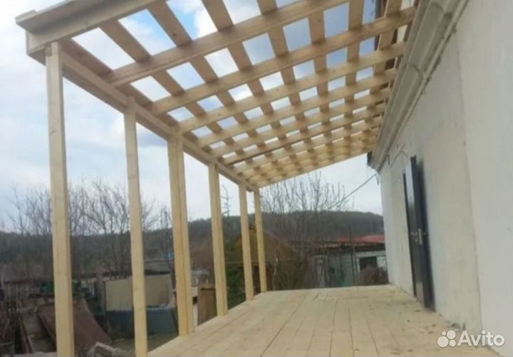 Строительство веранд беседок террасы