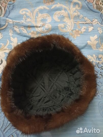 Берет женский норковый