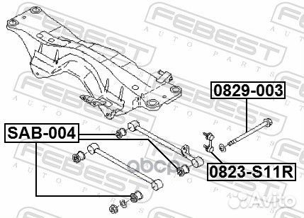 Болт эксцентрик subaru forester/impreza/legacy