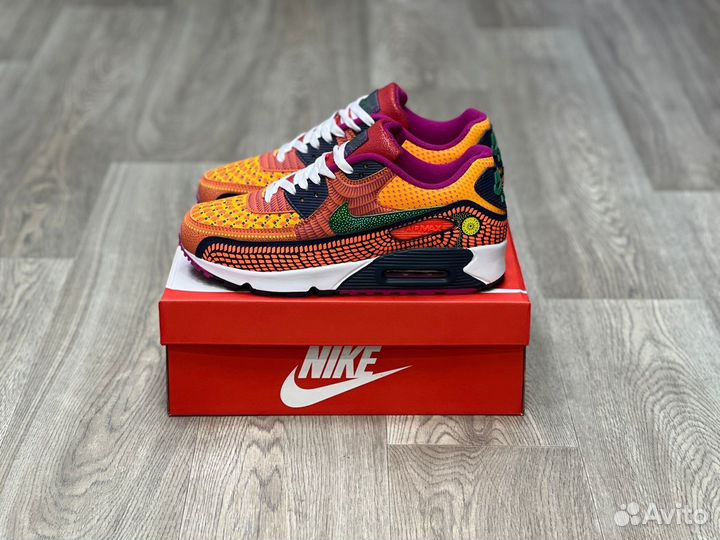 Кроссовки Nike Air Max 90 Dia DE Muertos (41-45)