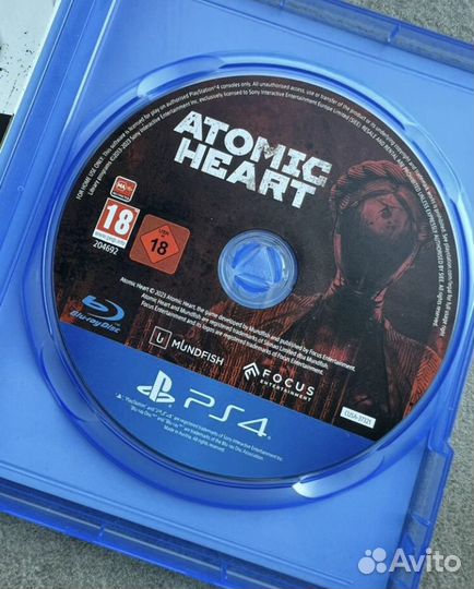 Atomic heart Новый диск ps4 ps5 русская озвучка