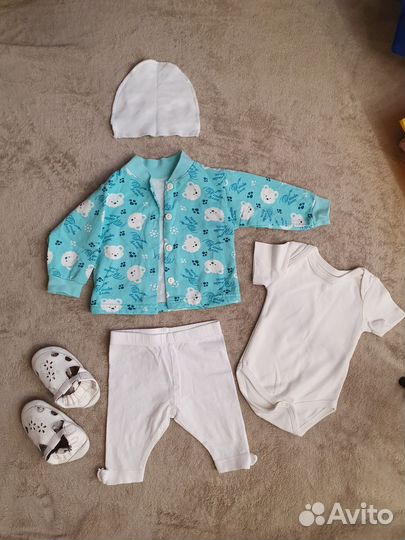 Вещи пакетом для новорожденной девочки