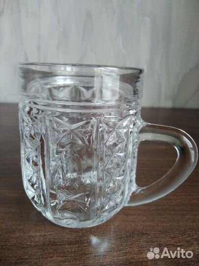 Хрустальные кружки СССР (6 штук)