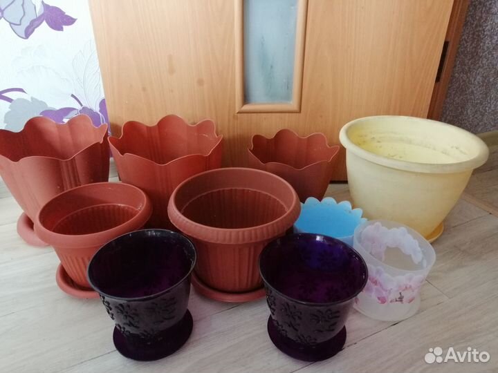 Цветочные горшки бу