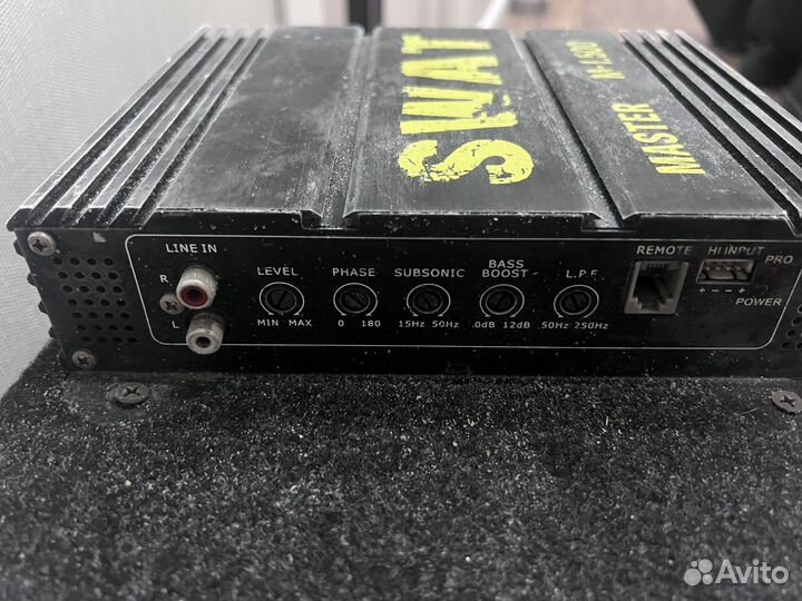 Сабвуфер и усилитель в машину