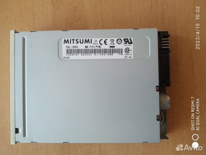 Дисковод FDD mitsumi. Model: D359M3D