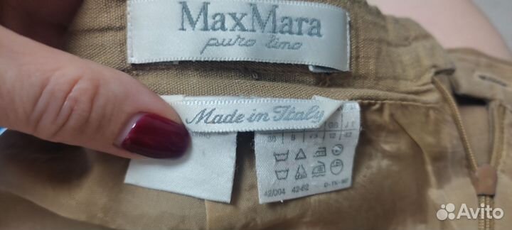 Юбка карандаш Max Mara льняная оригинал