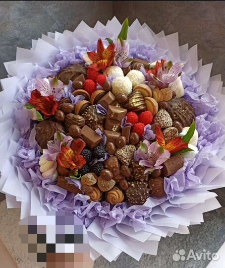 Вкусные съедобные букеты