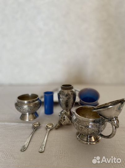 Набор для специй Индия Винтаж с подносом