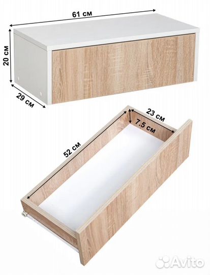 Туалетный столик подвесной