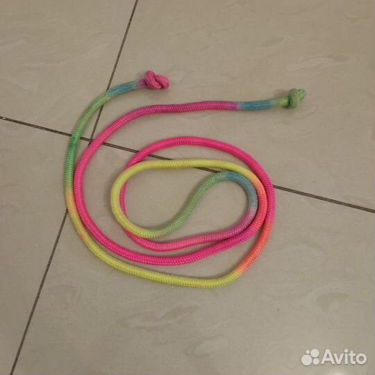 Скакалка, резина с петлями, подушка для растяжки