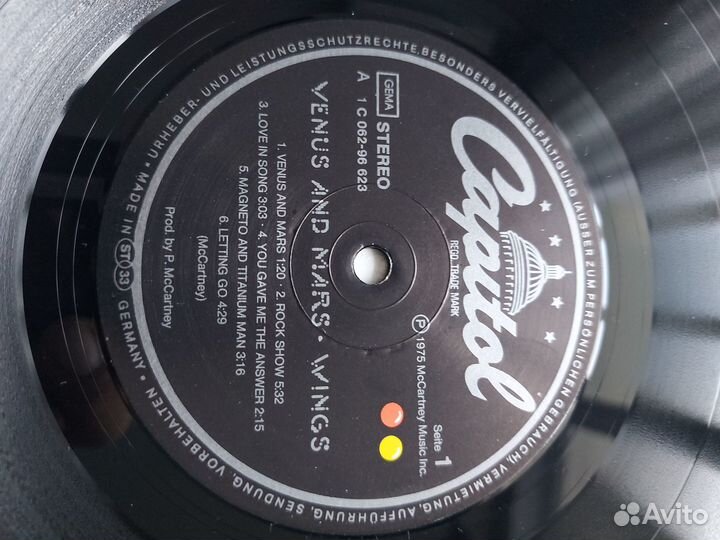 Wings-Venus and Mars NM/NM/GerOrg