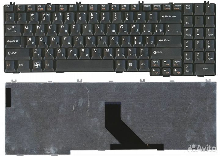 Клавиатура Lenovo G550, G555, B550, B560 черная