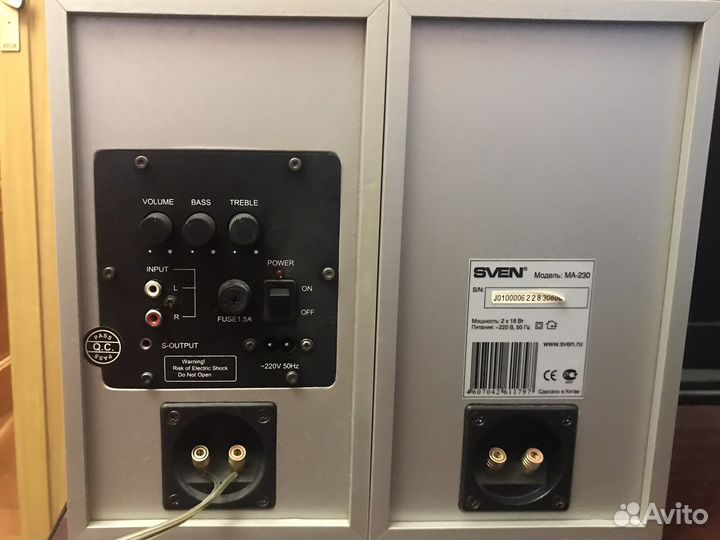 Колонки для компьютера sven ma-230