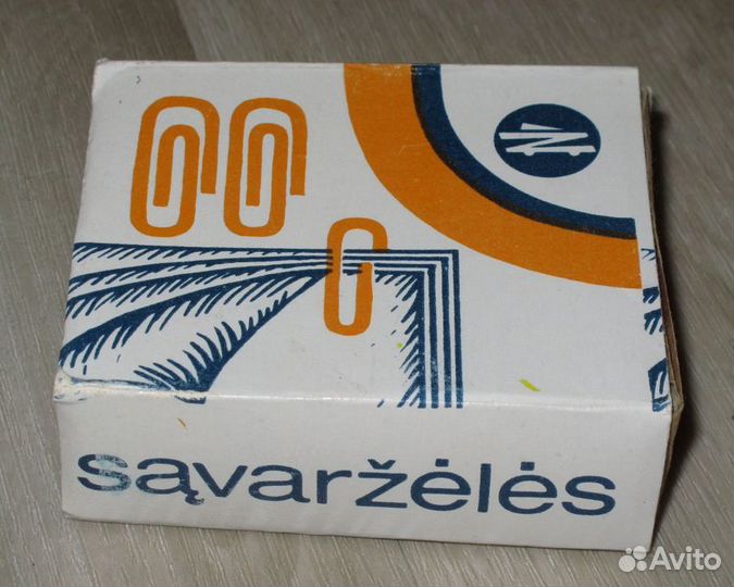 Скрепки канцелярские СССР, ммп Литовской сср, 1985