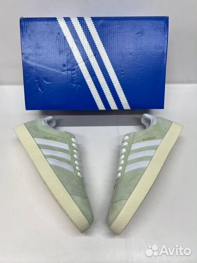 Adidas gazelle, мятный