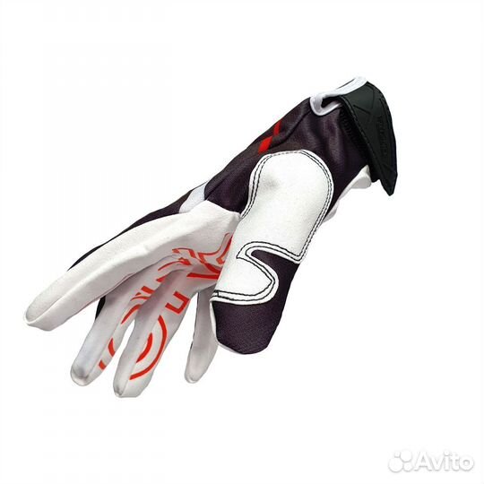 Мотокросс перчатки oneal серые