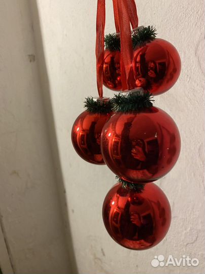 Елочные игрушки гдр шары