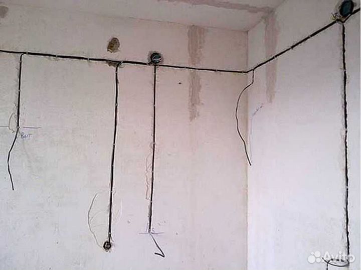 Штробление стен