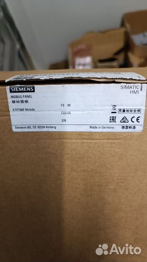 Панель оператора Siemens 6av2 125-2gb23-0ax0