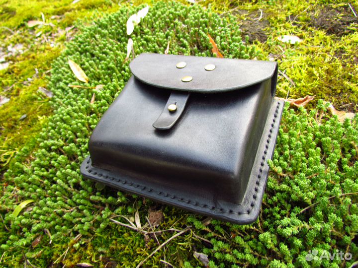 Поясная сумка кожа