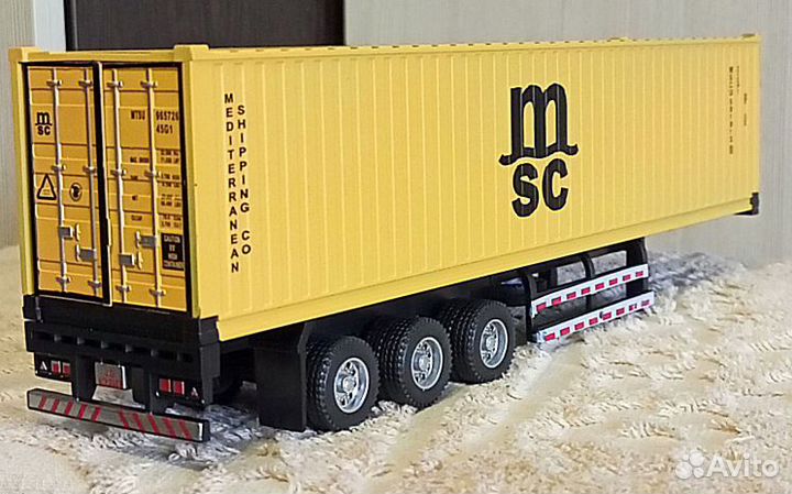 Модель полуприцепа контейнеровоза 1:50