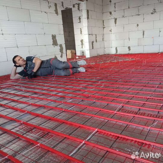 Теплый пол, отопление, разводка воды