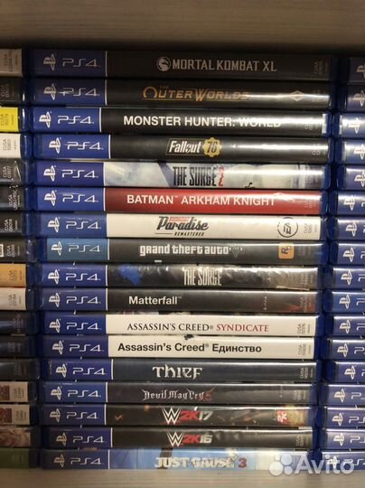 Игры PS4 (более 100 шт)