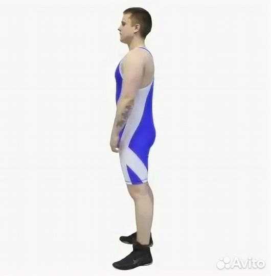 Трико борцовское Рэй-Спорт Мастер (синий, 42)