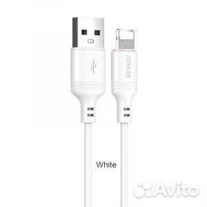 Сзу jokade JB020 1*USB + lightning 18W QC3.0 White