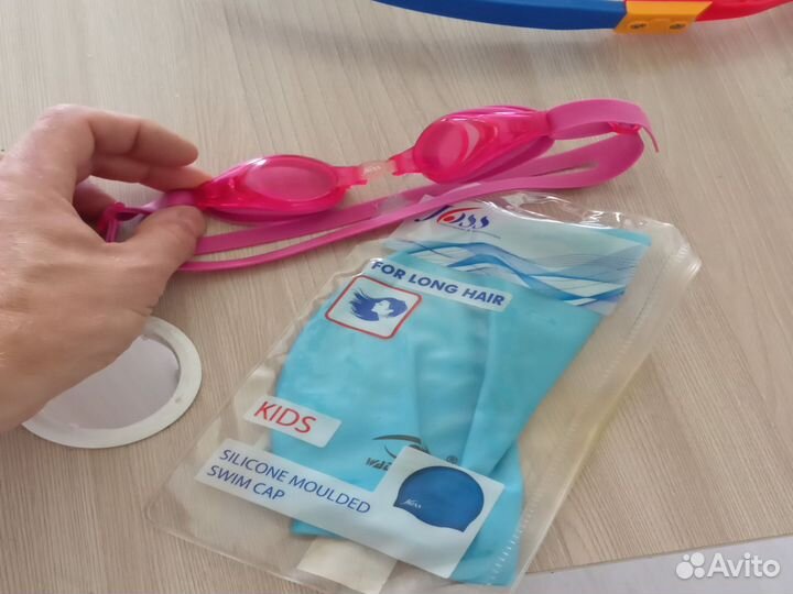 Очки купальные детские и шапочка